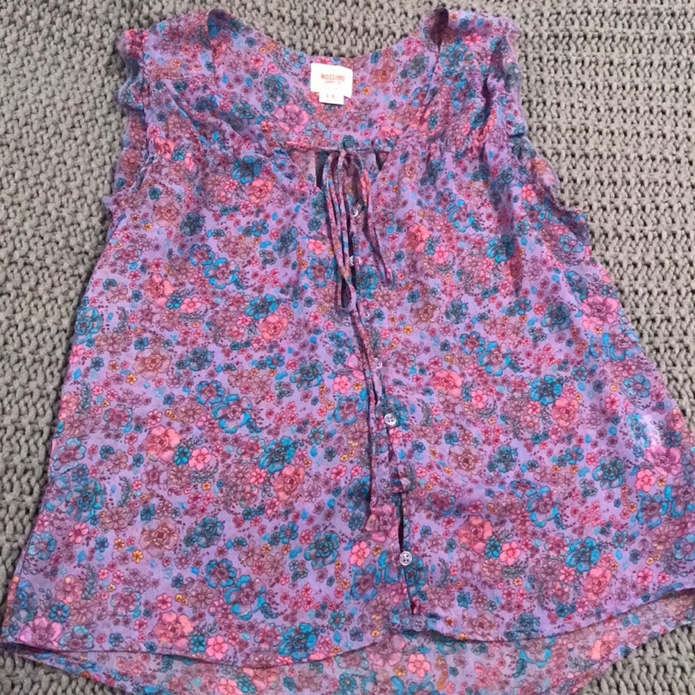 Sheer tank top